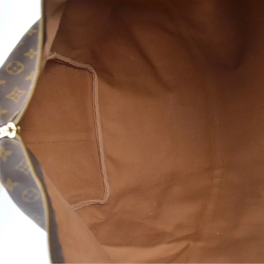 Louis Vuitton Monogram Brown Tan Duffel Bag